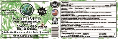 Fs Pain Relieving Balm Label (Earthmed Fs Pain Relieving Balm)